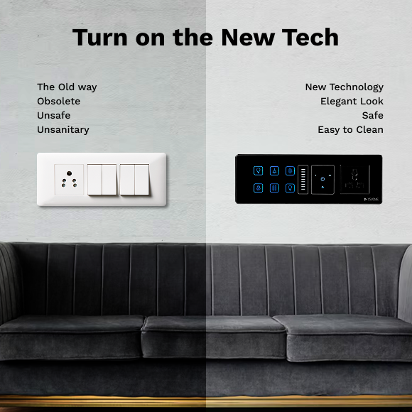 6 Switch+ FAN+Socket